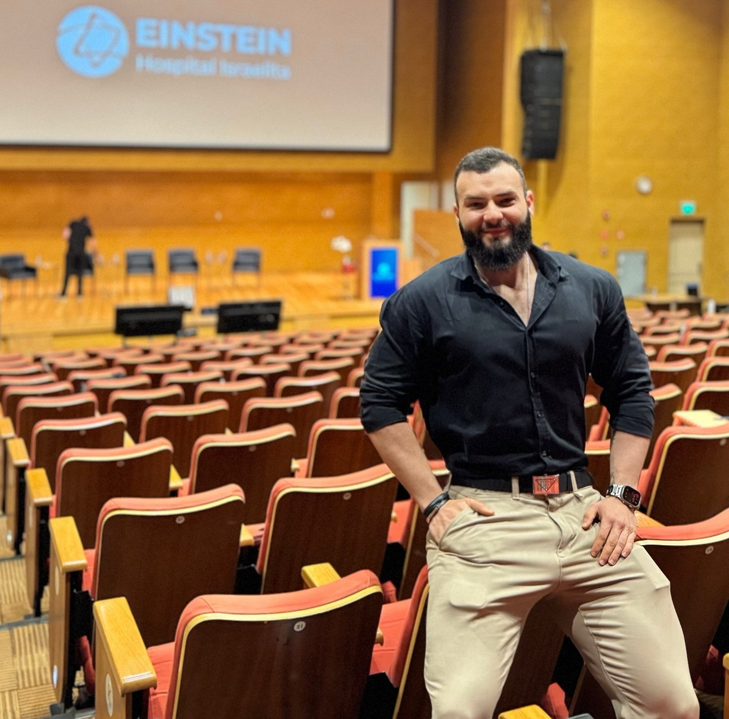 Dr. Fábio em formação no Hospital Israelita Albert Einstein